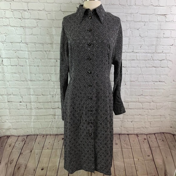 Escada Dresses & Skirts - LONG Escada Silk Shirt Dress Size 8